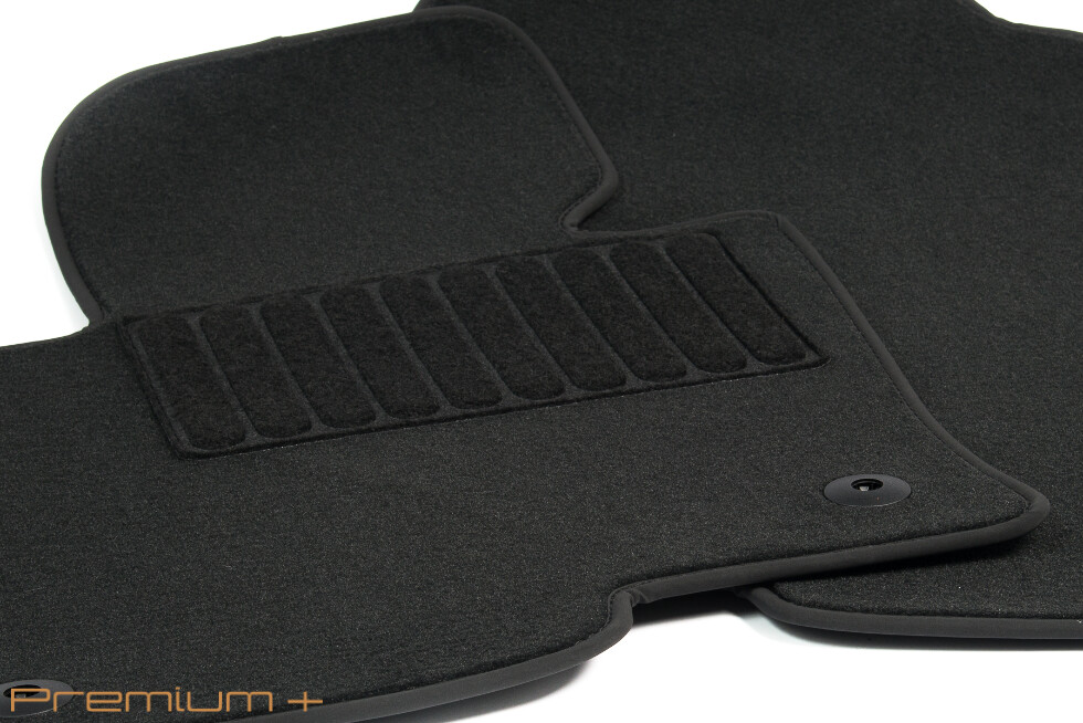 Коврики текстильные "Премиум+" для Audi Q8 I (suv / 4MN) 2018 - Н.В., черные, 5шт.