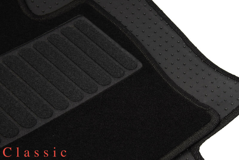 Коврики текстильные "Классик" для Audi Q3 (suv / 8U) 2016 - 2019, черные, 5шт.