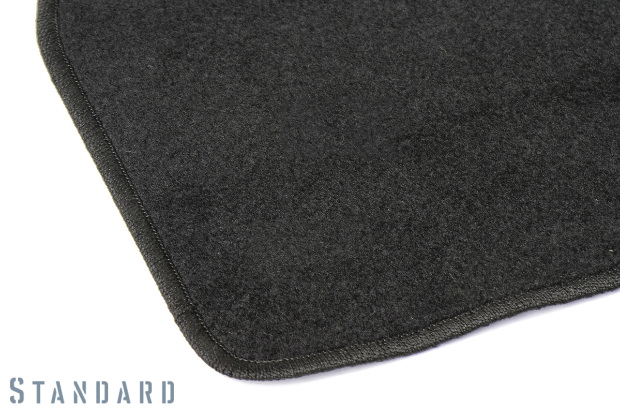 Коврики текстильные "Стандарт" для Mazda 3 (хэтчбек 5 дв / BM) 2013 - 2019, черные, 5шт.