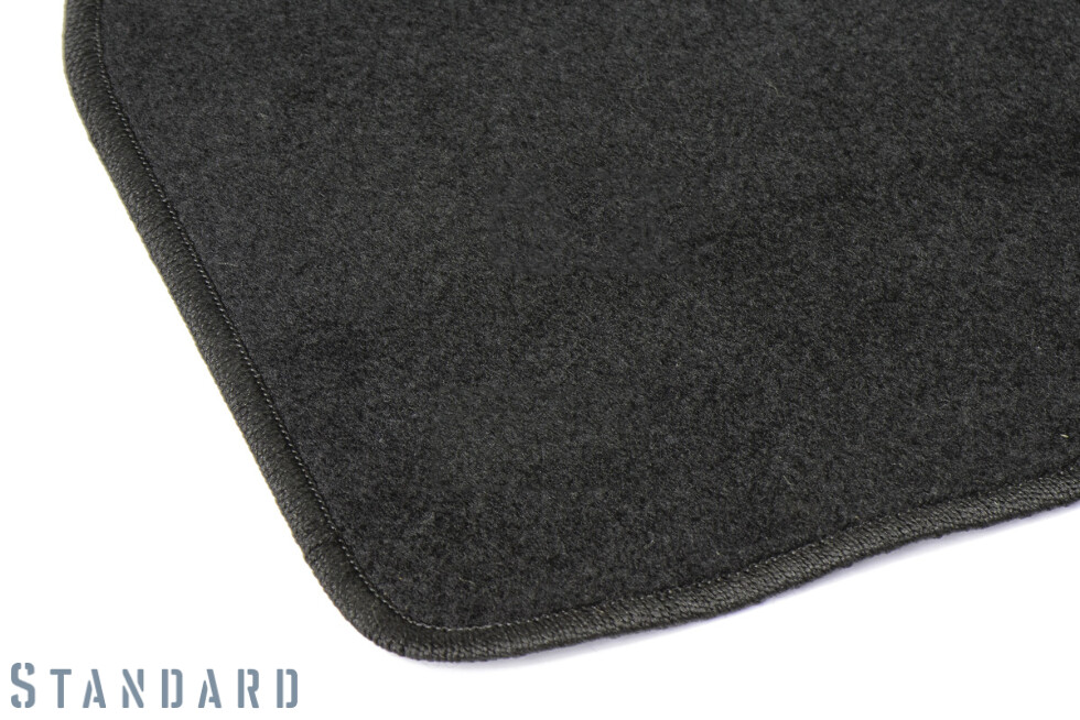 Коврики текстильные "Стандарт" для Mercedes-Benz GLE I (suv, гибрид / W166) 2015 - 2018, черные, 5шт.