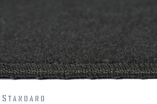 Коврики текстильные "Стандарт" для Hyundai Santa Fe IV (suv  5 мест / TM) 2021 - Н.В., черные, 1шт.