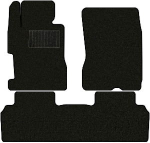 Коврики текстильные "Стандарт" для Honda Civic VIII (седан / FD7) 2009 - 2011, черные, 3шт.