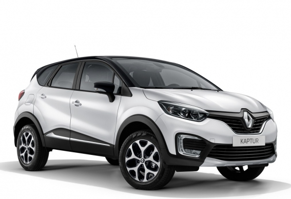 Коврики текстильные "Классик" для Renault Kaptur (suv) 2016 - Н.В., темно-серые, 5шт.